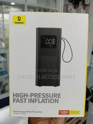 The Baseus Supermini Pro Series Wireless Car Inflator.
