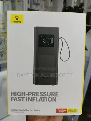 Baseus Supermini Pro Car Tire Wireless Air Pump Inflator - 4000mah