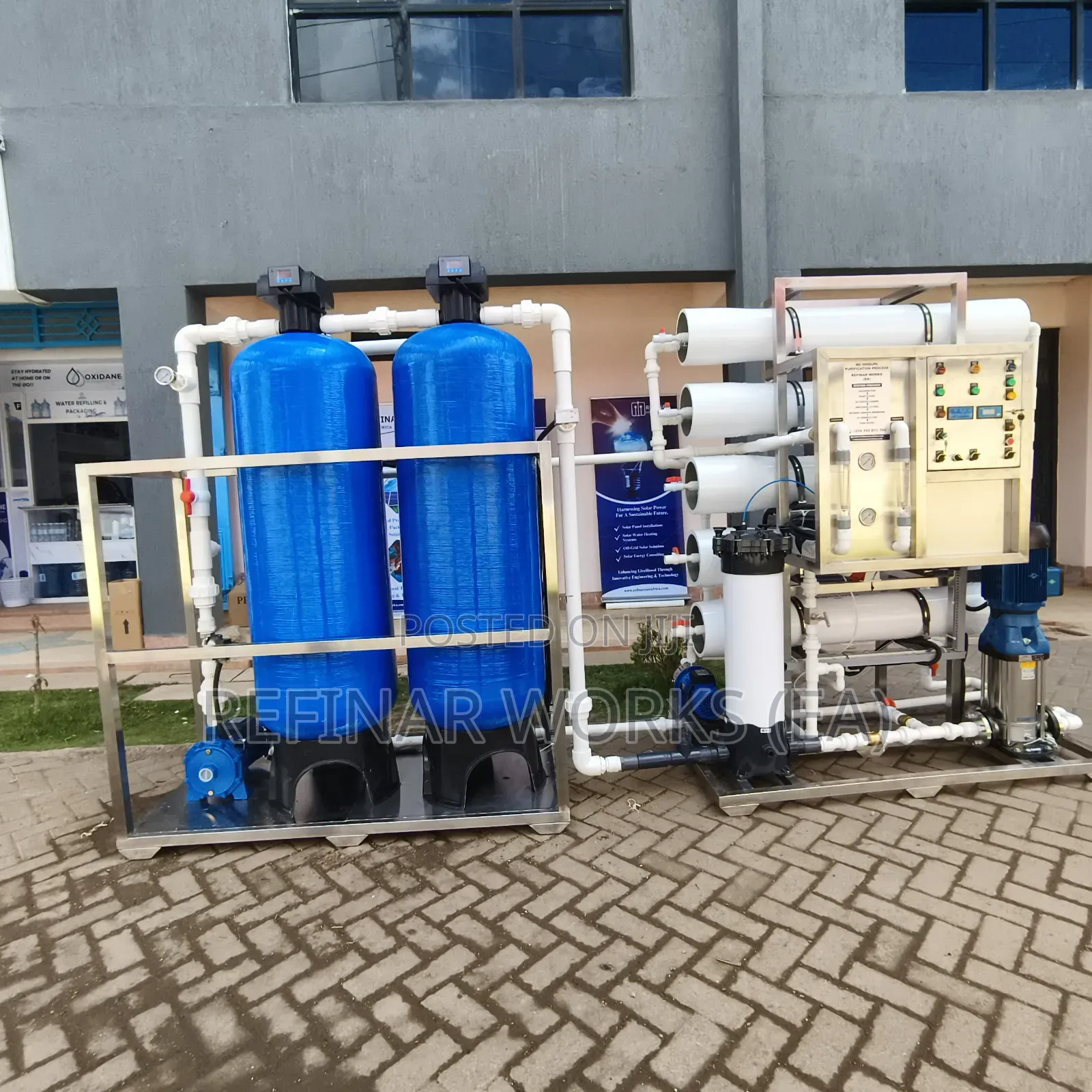 3000 – 10,000lph Reverse Osmosis Water Treatment Systems