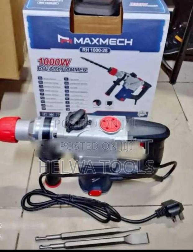 1000 Watts, Rotary Hammer Drill Maxmech