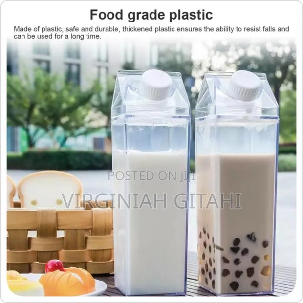 *1l Acrylic Fridge Bottle With Tight Duo Lid