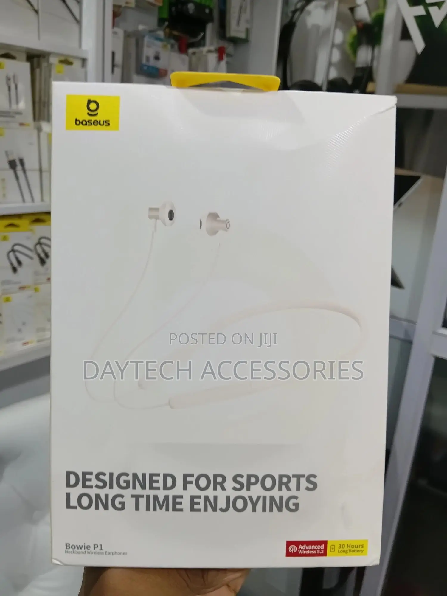The Baseus Bowie P1 Neckband Wireless Earphones.
