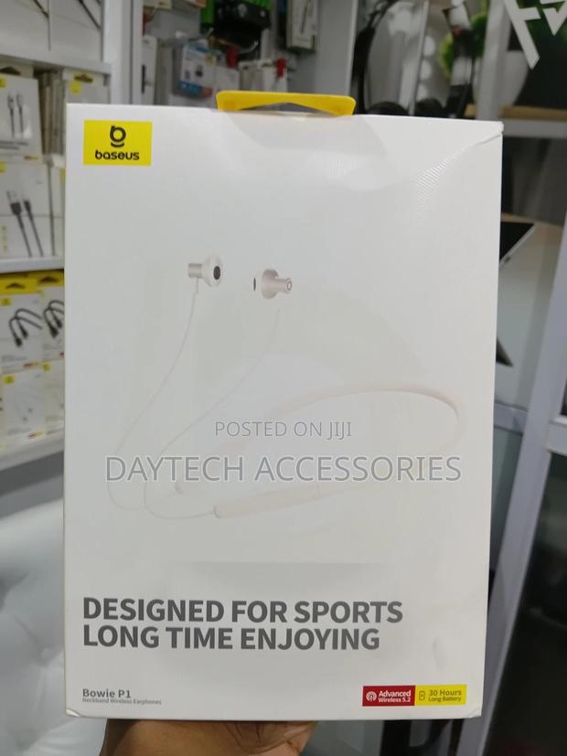 The Baseus Bowie P1 Neckband Wireless Earphones.