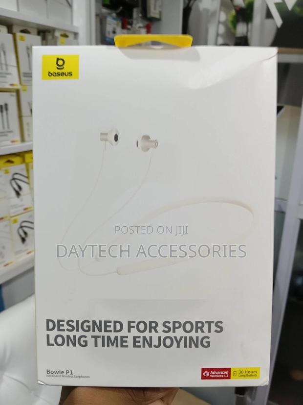 Baseus Bowie P1 Neckband Wireless Earphones-Cluster Black