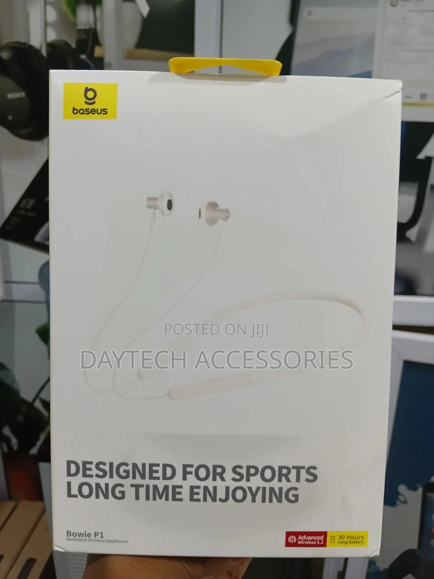 Baseus Bowie P1 Neckband Wireless Earphones-Cluster Black