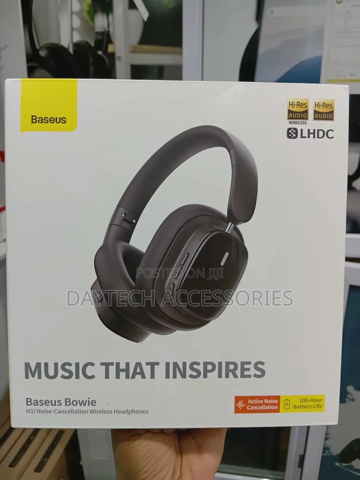 Baseus Bowie H1i Noise-Cancellation Wireless Headphones.
