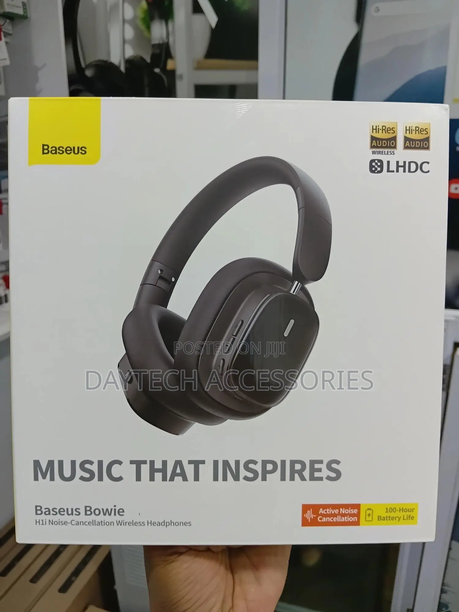 Baseus Bowie H1i Noise-Cancellation Wireless Headphones.