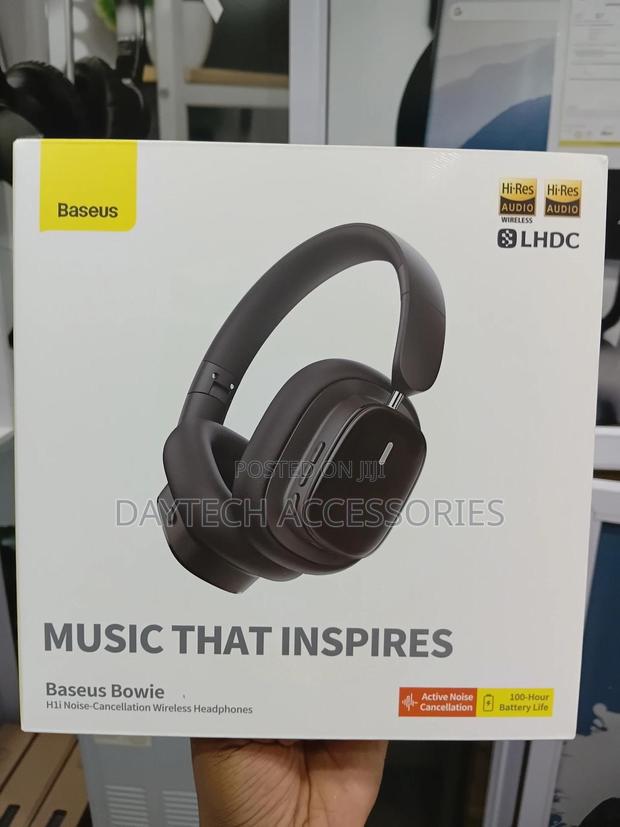 Baseus Bowie Wireless Headphone Bluetooth 5.3 Anc Noise Cancellation. - thumbnail 2