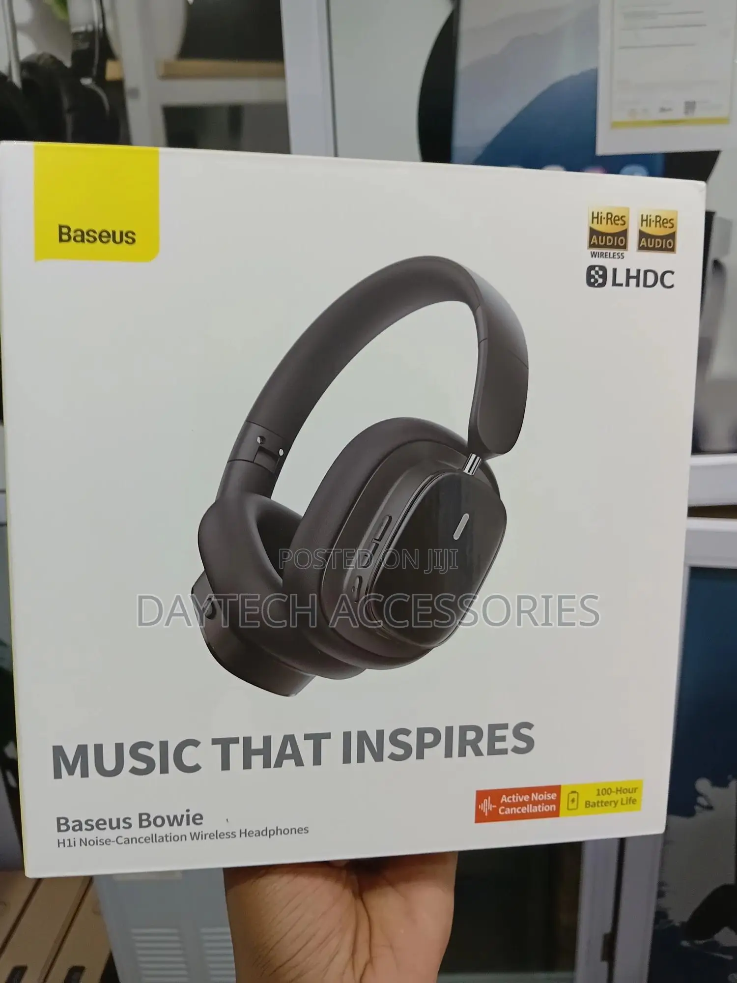 Baseus Bowie H1i Wireless Headphones - Anc Headset - Cluster Black
