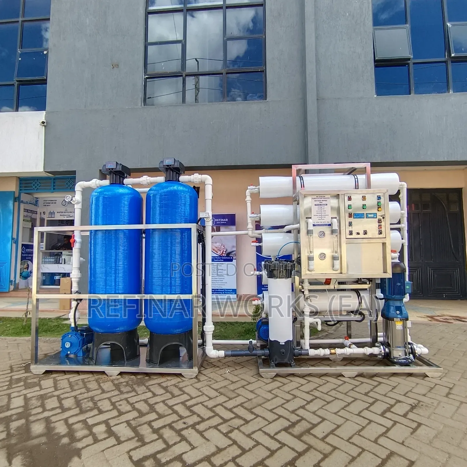 Reverse Osmosis Water Purification 2000lph – 10,000lph Fully Automated