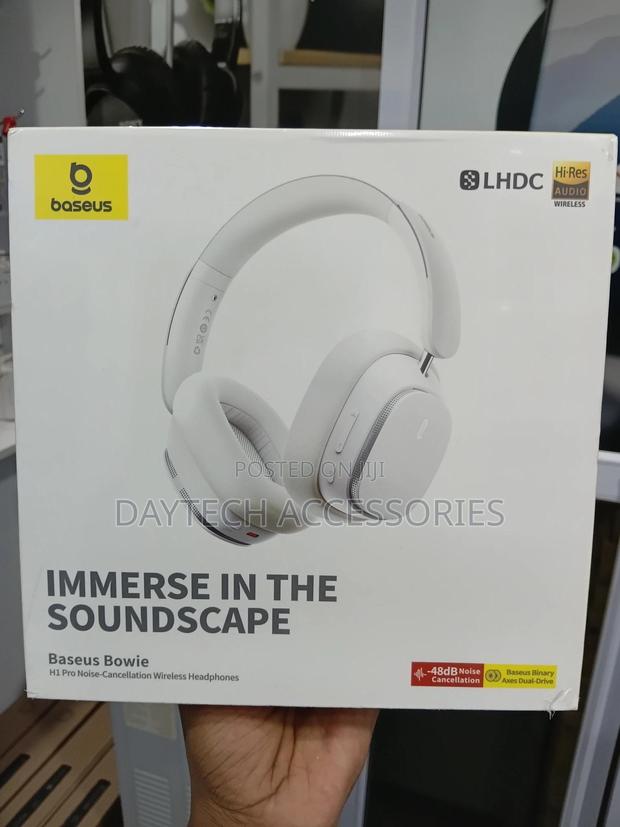 The Baseus Bowie H1 Pro Noise-Cancellation Wireless Headphones. - thumbnail 2