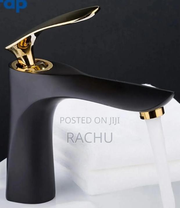 Basin Mixer Tap (Gold/ Black)