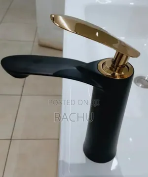 Basin Mixer Tap (Gold/ Black)