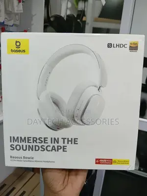 Baseus Bluetooth Wireless Headphones H1 Pro 80 Hours Playtime - White