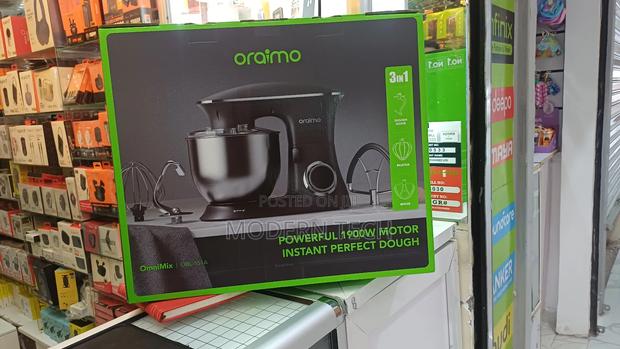 Oraimo Ominimix Heavy-Duty 6-Speed Stand Mixer With Metal Gears