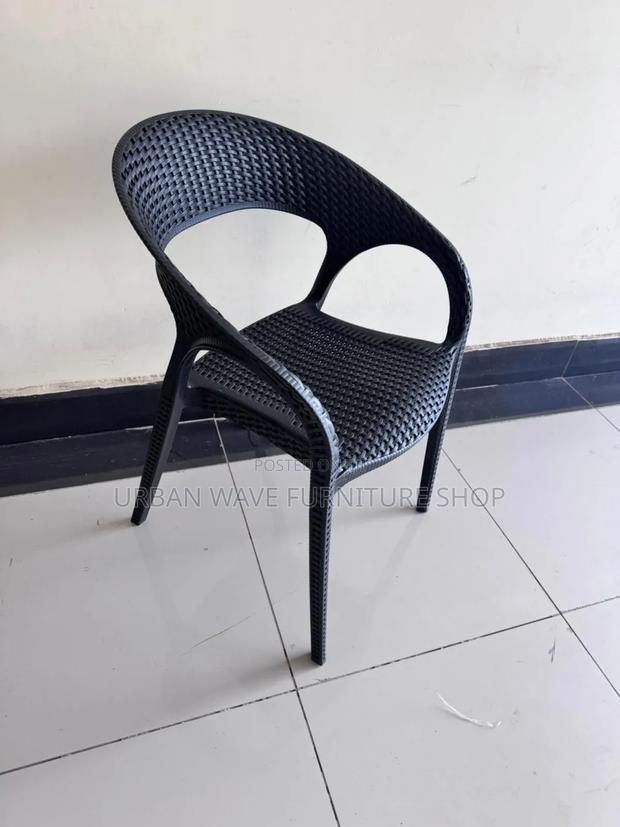 Black Outdoor Garden Chair