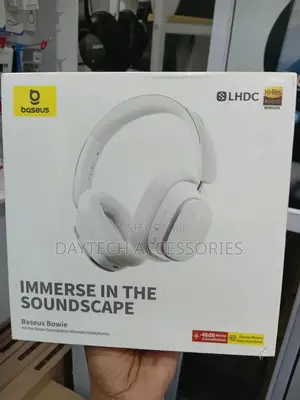 Baseus Bowie H1 Pro Noise Cancellation Wireless Headphone White