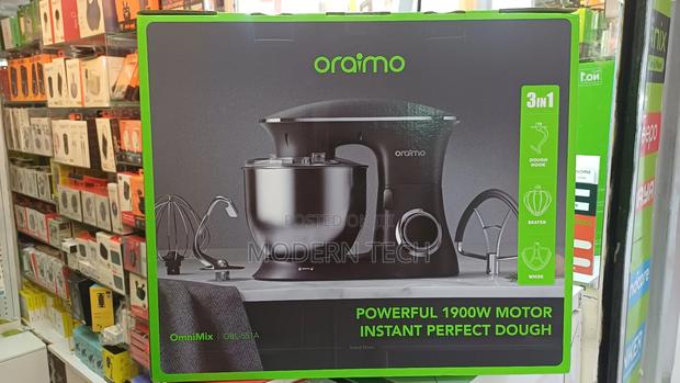 Oraimo Ominimix Premium Stand Mixer With Stainless Steel Bowl