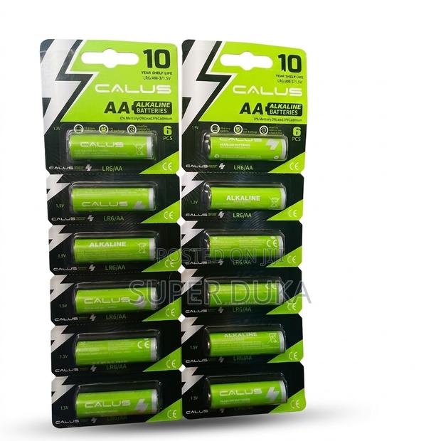Calus 6-Pack Aa Alkaline Batteries – 1.5v Long-Lasting Lr6 Cells