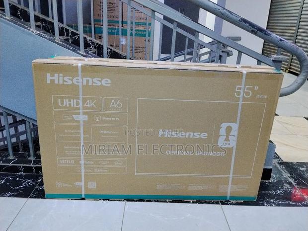 Hisense 55a6 ,55" Inch Uhd Smart Frameless,Bluetooth Tv