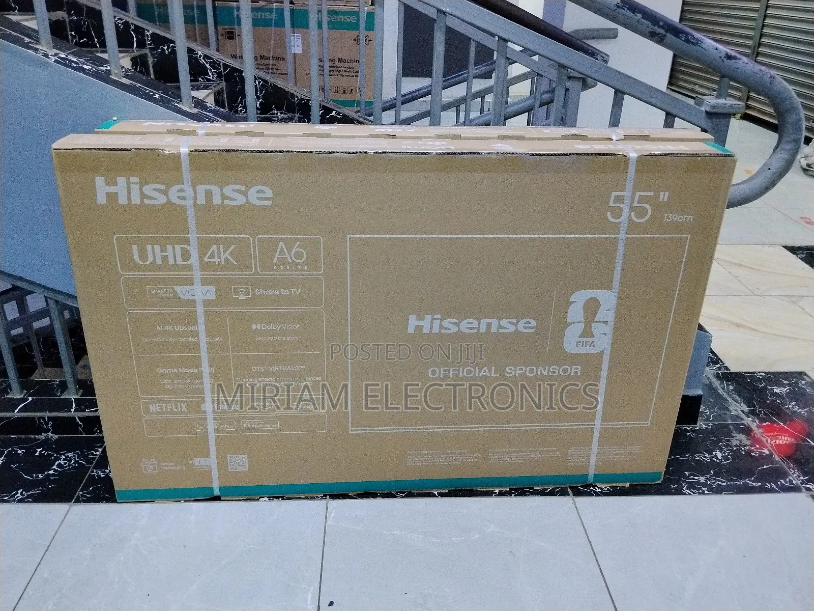 Hisense 55a6 ,55" Inch Uhd Smart Frameless,Bluetooth Tv