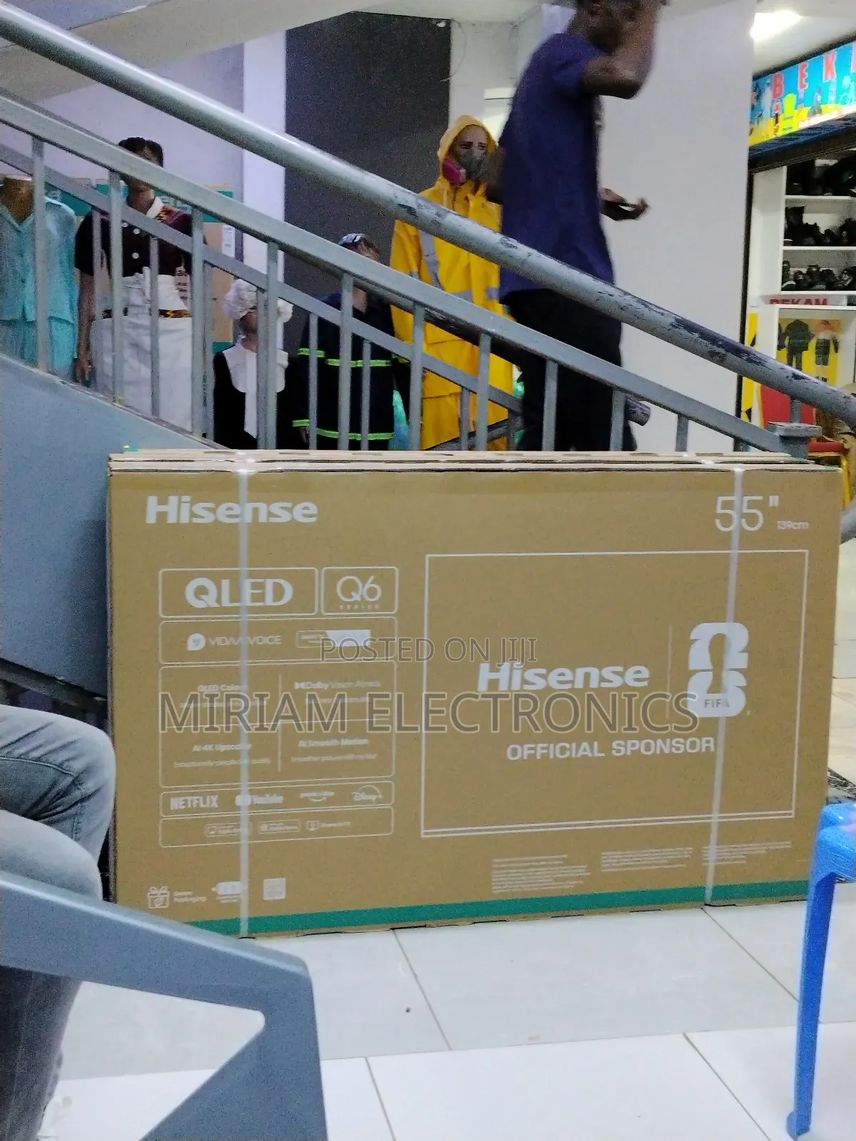 Hisense 55q6n,55" Inch Smart Tv Qled,Netflix/Youtube/Frameless