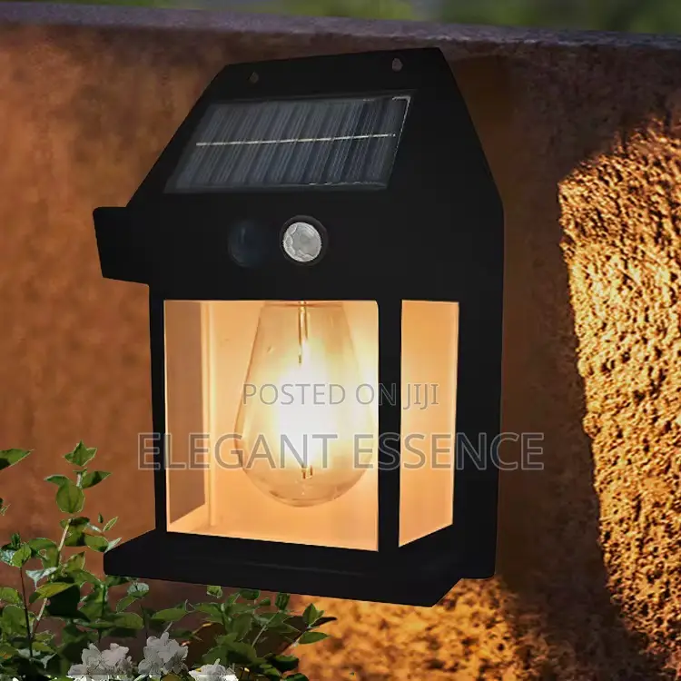 Solar Interaction Wall Lamp With Motion Sensor