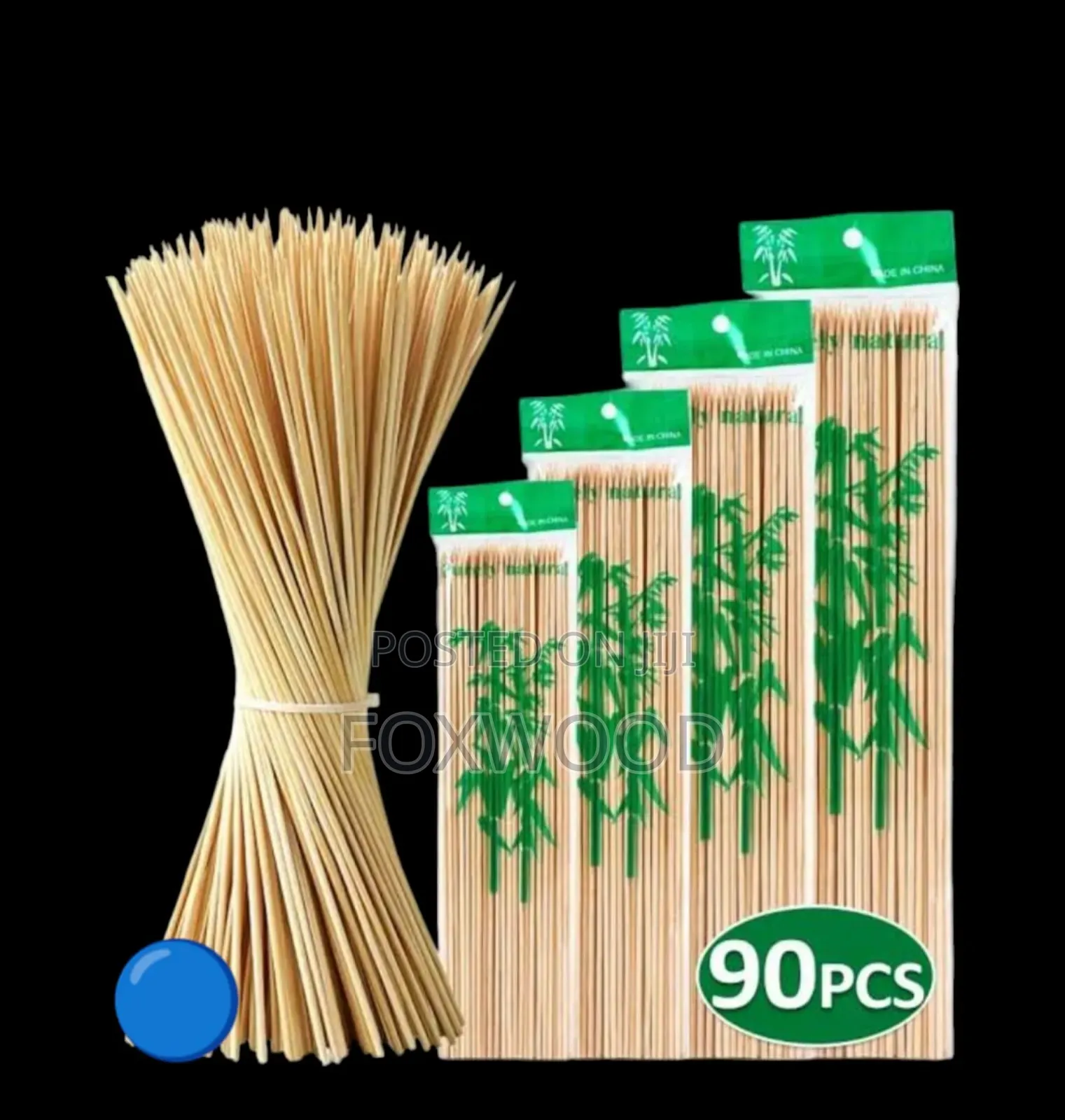 Barbecue BBQ Wooden Bamboo Skewers Sticks, "Mshikaki"