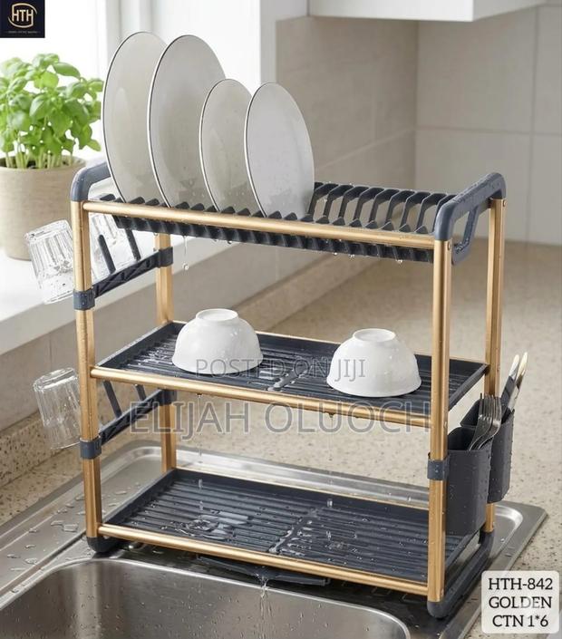 *Premium Quality 3tier Aluminium Dish Drainer* - thumbnail 2