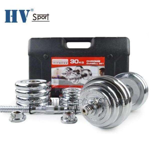 *Chrome Dumbells* 
 *30kg ( With Case)*