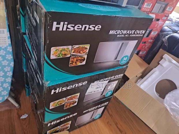 Big Hisense 30l Silver Microwave - thumbnail 2