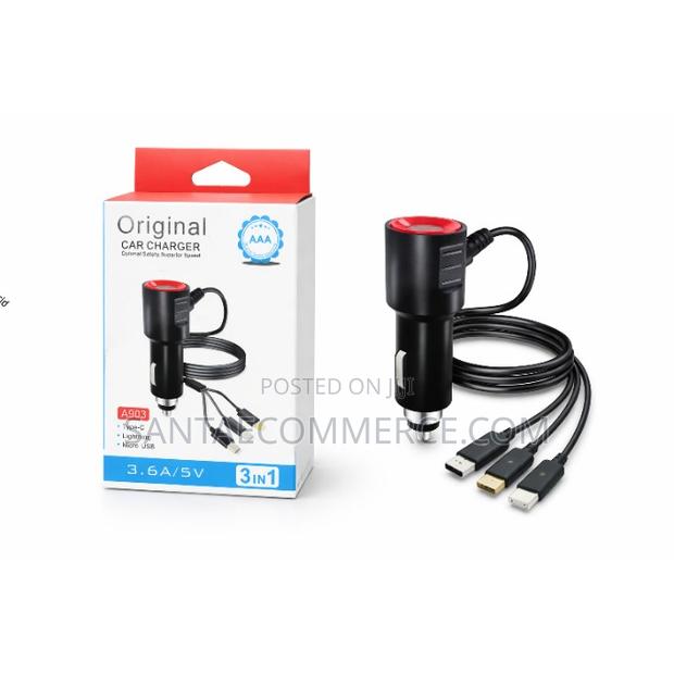 3-in-1 Car Charger (A903)