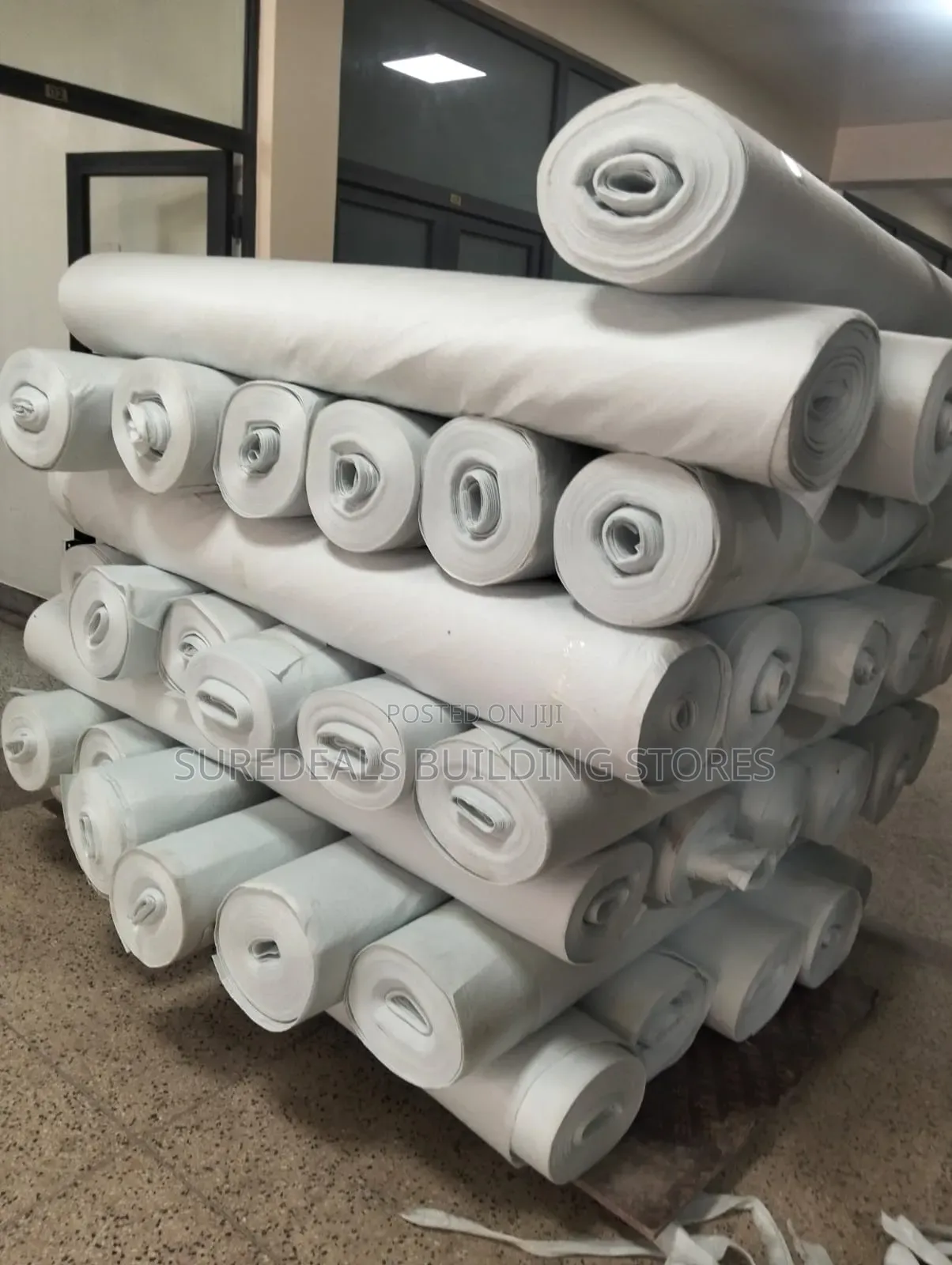 A Roll of Non-Woven Geotextile Fabric Membrane