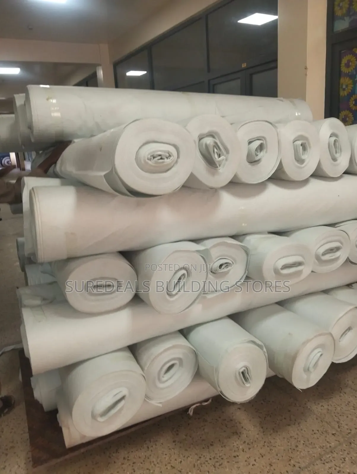 A Roll of Non-Woven Geotextile Fabric Membrane