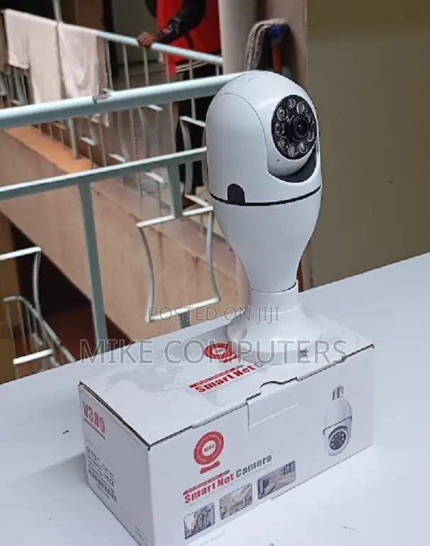 Smart CCTV Wifi Bulb Security Camera With PTZ