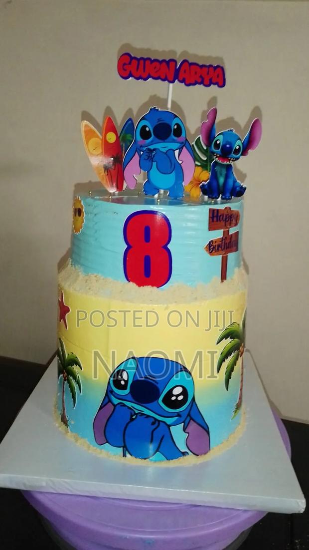 Cartoon Themed Cake - main view
