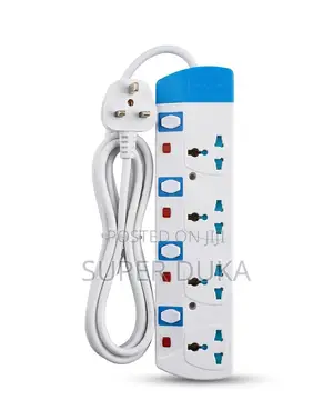 Power King 4-Way Extension Socket – 3m Surge Protector Power Strip