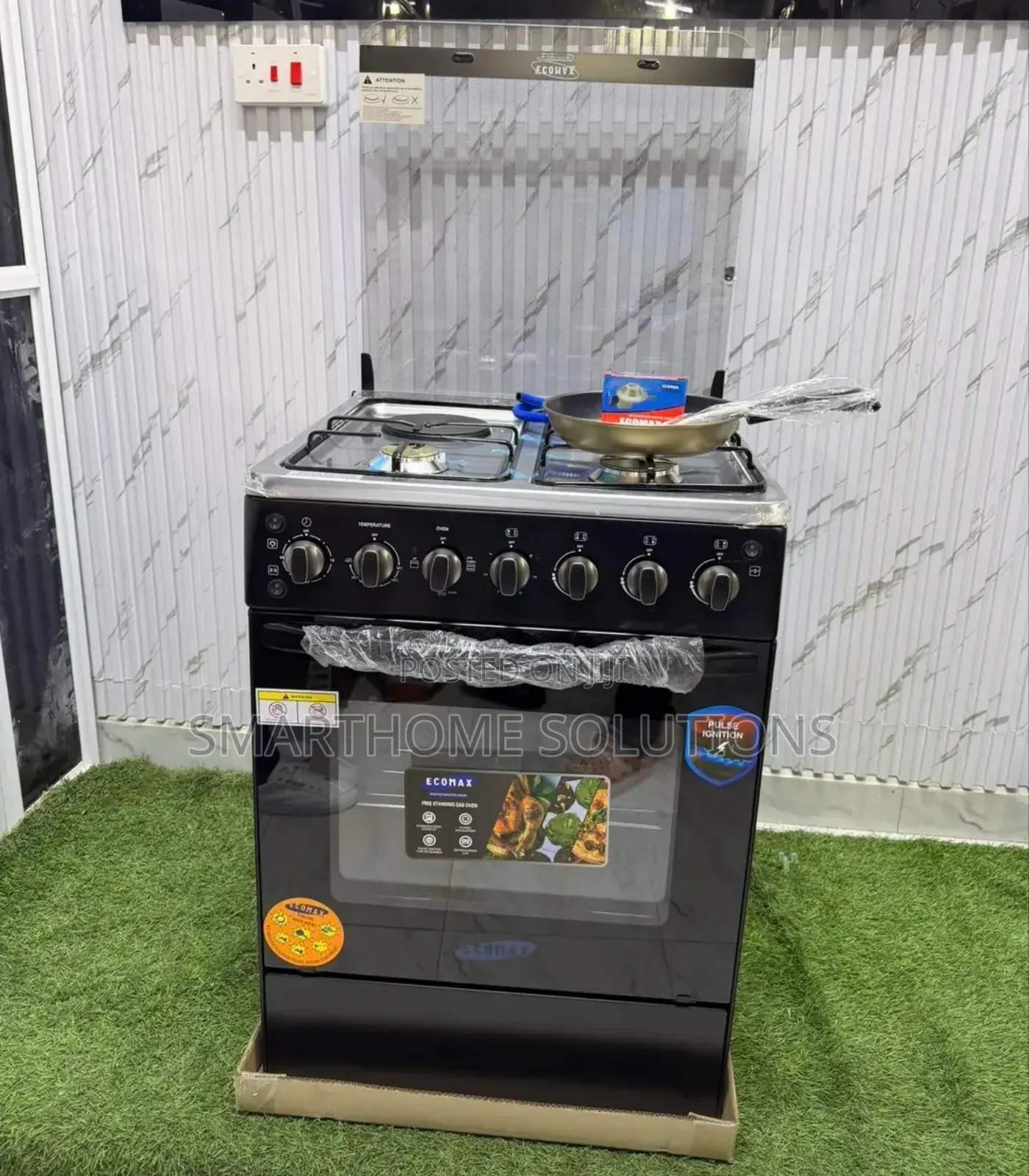 Lx880 - Ecomax Standing 3 + 1 Gas Cooker - Electric Oven 60*60