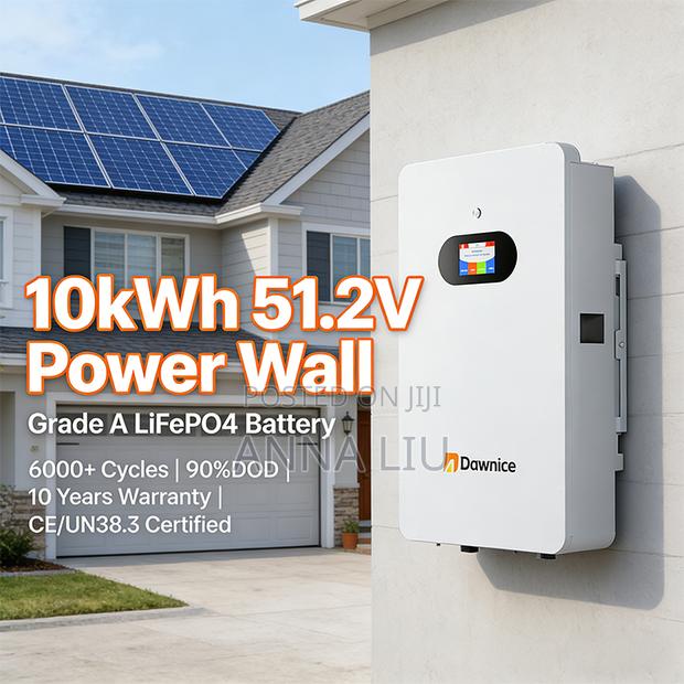 Smart 10kwh Dawnice 51.2v 205ah Lifepo4: Fast Charge LFP