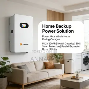Dawnice 10kwh 51.2v 205ah Wall-Mount - Integrated BMS