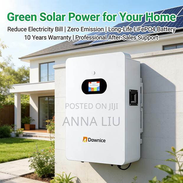 Dawnice 10kwh 51.2v 205ah Wall Battery - Low Maintenance