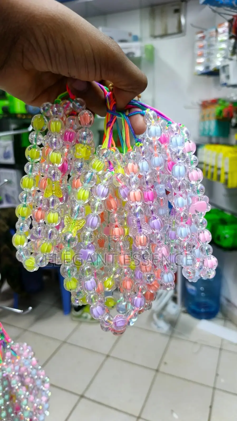 1pc Phone Charm Strap Phone Wrist With Beads, Aesthetic Cell Chain