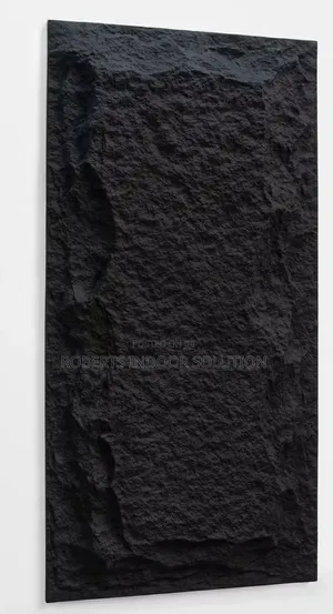 Black Fireproof Outdoor Faux Stone