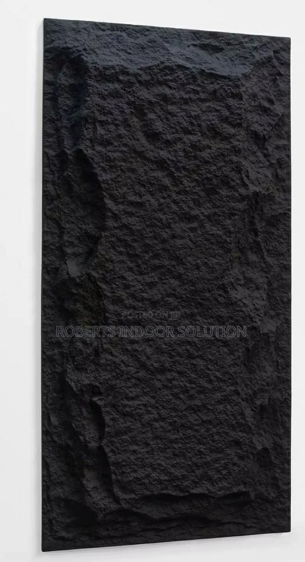 Black Fireproof Outdoor Faux Stone