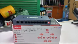 Dahua 10port Desktop Managed Switch With 8 Port Poe