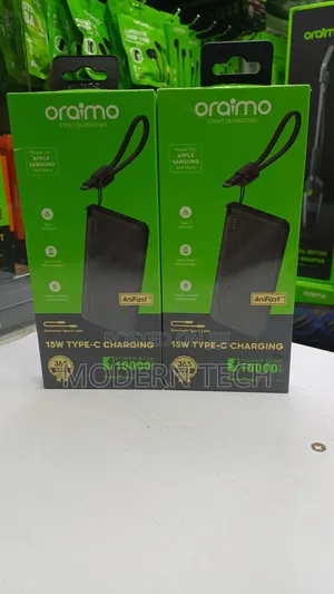 Oraimo 10000mah Power Bank Efficient Slim Powerflow L1