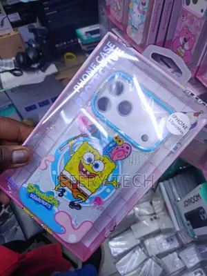 Ladin Spongebob Cartoon Transparent Magsafe iPhone 17 Pro Max Case