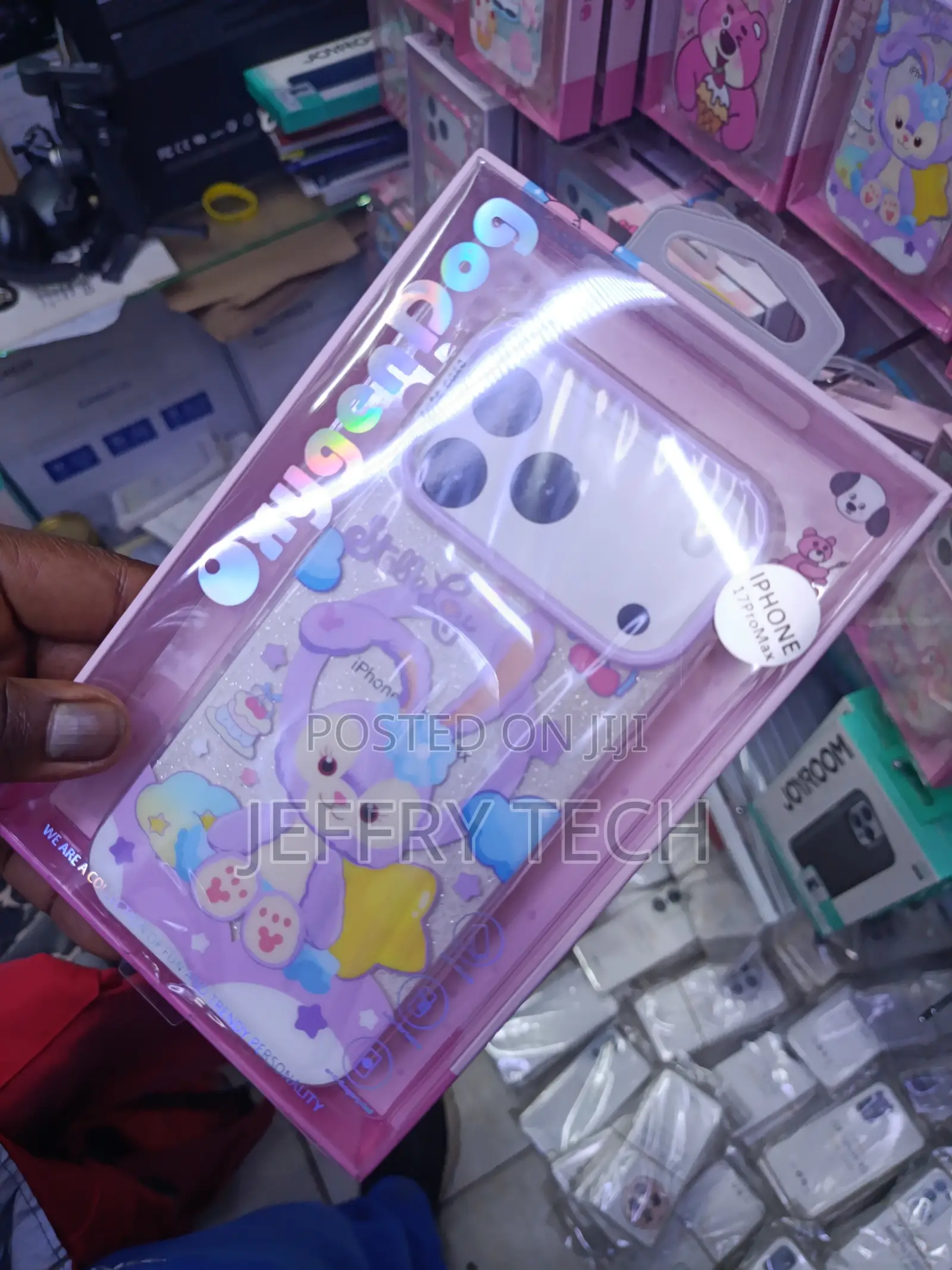 Sparkup iPhone 17 Pro Max Cute Stellalu Magsafe Clear Case -Purple