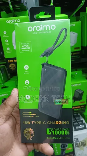 Oraimo Mah Slim Powerflow L1 Bank