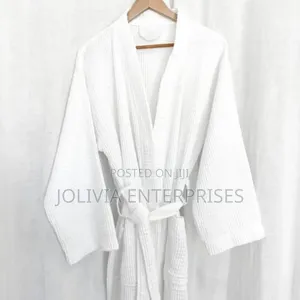 Hotel Quality Waffle Design Cotton Bathrobes